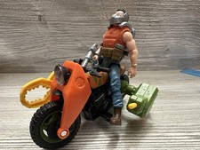 Jurassic Park 93 Classic Dennis Nedry Track Chase Motorcyle Jurassic World Toy