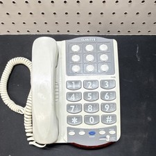 Clarity P400 Corded Telephone White Boost Hold Flash Redial 1-Line