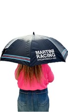 Porsche Martini Racing collection XL umbrella black canopy  Racing Stripes NWOT