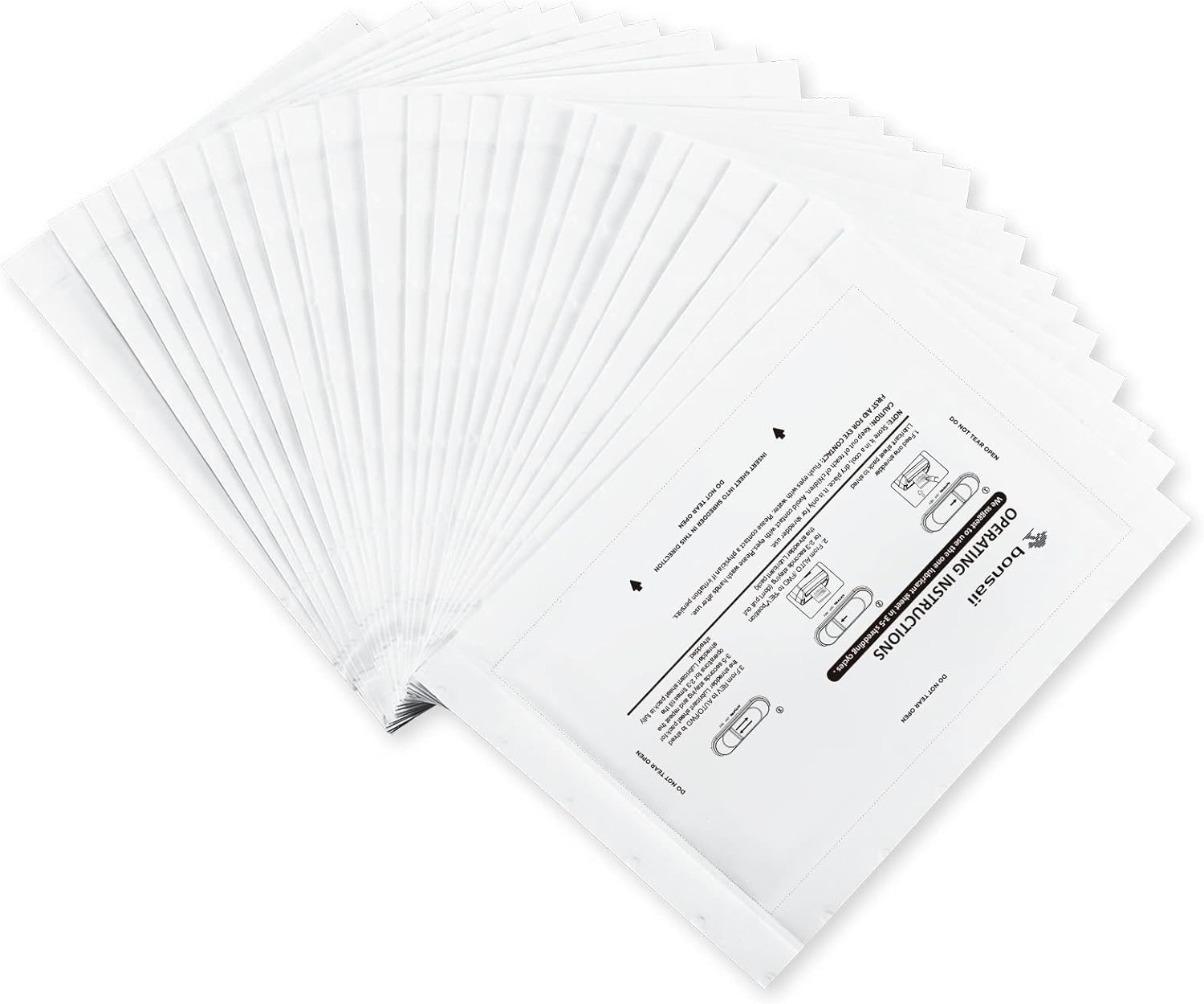 Bonsaii Paper Shredder Lubricant Sheets, 24-Pack (8.4 X 5.9 