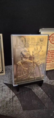 michael jordan 23kt gold card upper deck (3013 of 25000)