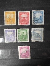 Colombie 7 timbres n° 160/66 oblitérés photos contractuelles