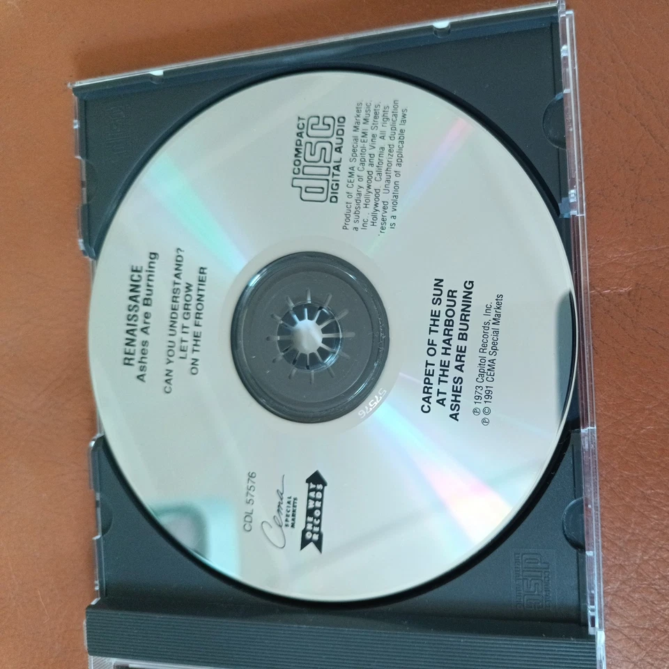 Ashes Are Burning by Renaissance (CD, Feb-1991, One Way Records) - Bild 3 von 4