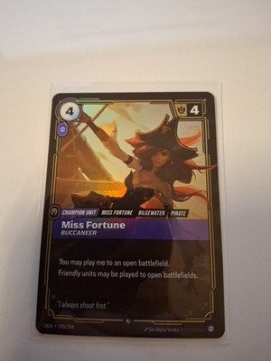 Miss Fortune Buccaneer Riftbound League of Legends NM English 193/298