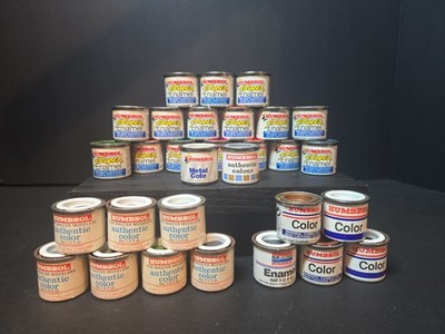 ADG Vintage Humbrol Enamel Paints 37 Set 10ml Various Colors! See Details