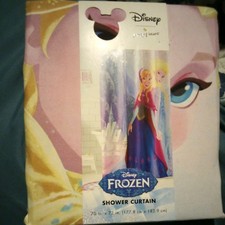 FROZEN SISTERS FOREVER ANNA ELSA SHOWER CURTAIN ORIGINAL