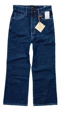 lee vintage modern cropped wide leg jeans