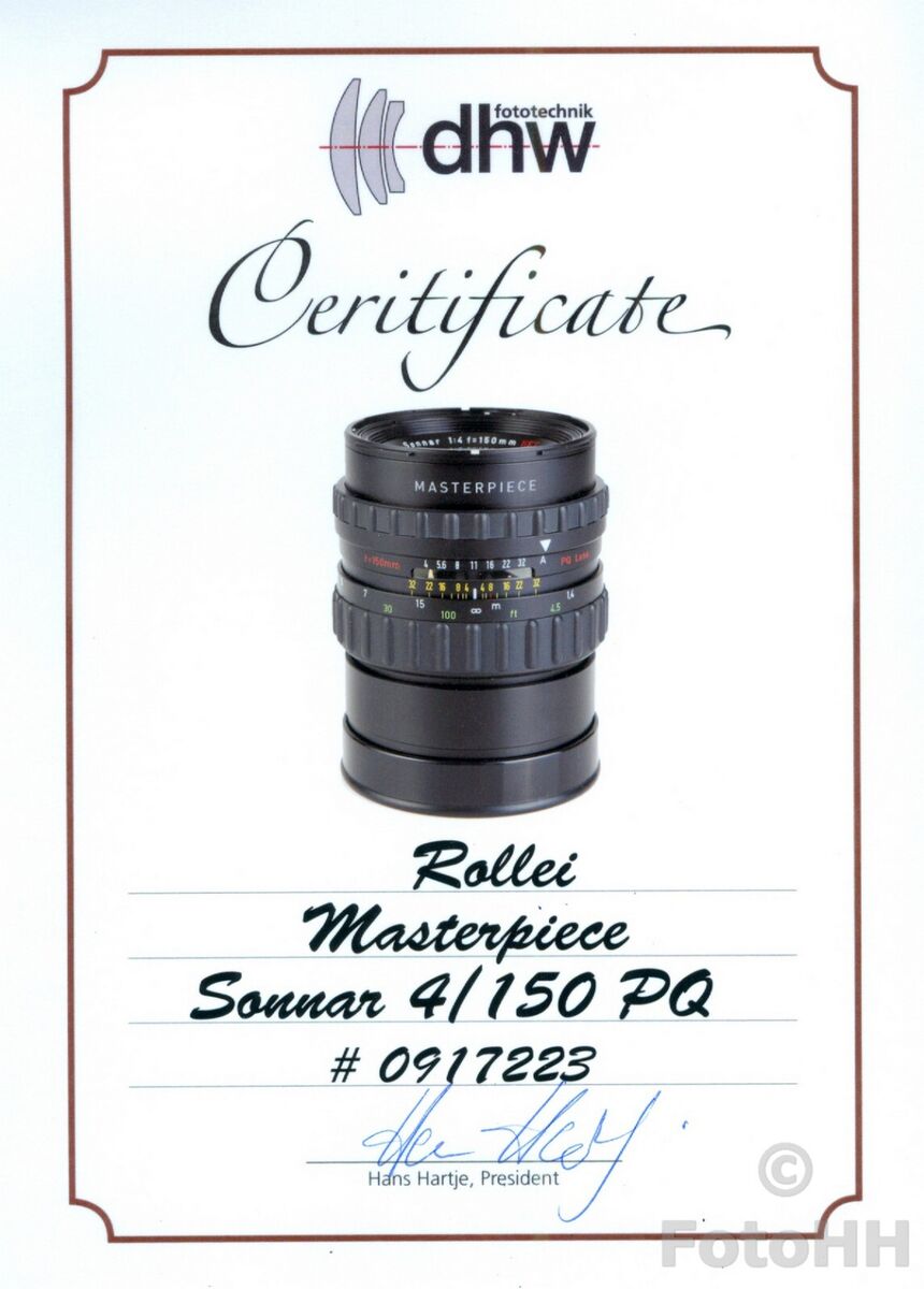 RARE MASTERPIECE ROLLEI SONNAR 150mm F4.0 HFT PQ ( ROLLEI RARE MASTERPIECE ROLLEI SONNAR 150mm F4.0 HFT PQ ( ROLLEI