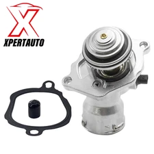 Engine Coolant Thermostat Assembly with Sensor for Mercedes C300 C350 E350 ML350