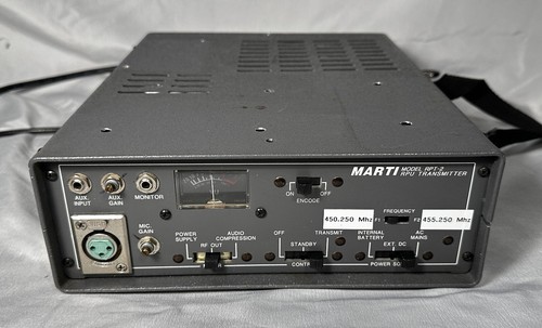 Marti Electronics RPT2 Fernbedienung Pickup Transmitter auf 450,250 und 455,250 MHz