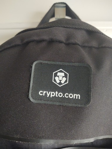 NEW CRYPTO.COM LARGE BACKPACK Never Used Padded Straps & Safety Reflectors READ - Picture 3 of 22