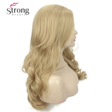 StrongBeauty Long Layers Wavy in Dark Blonde Synthetic Women's Wigs