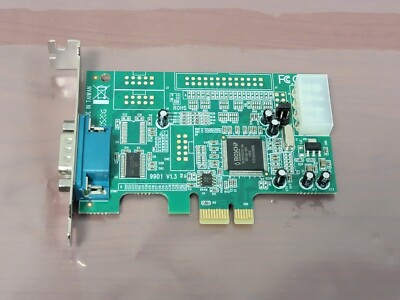 STARTECH 2-Port Native PCI Express RS232 Serial Adapter Card (Low Profile)