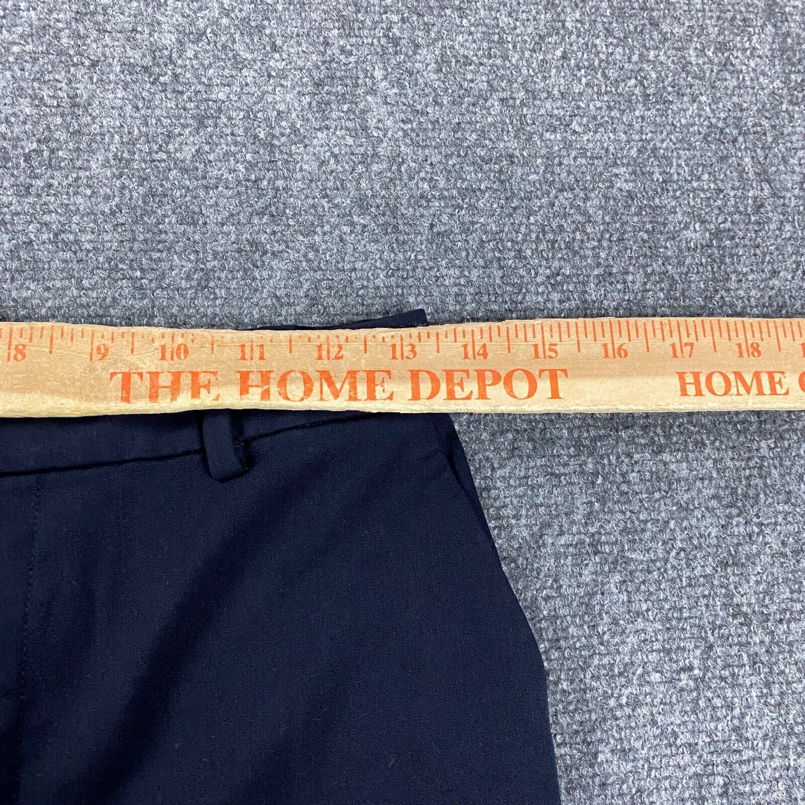 Uniqlo Pants Womens Small Blue Trouser Straight Leg Polyester Blend Adults thumbnail 3