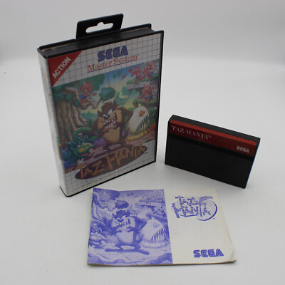 Taz-Mania - Master System - Sebo dos Games - Games Antigos e Usados dos