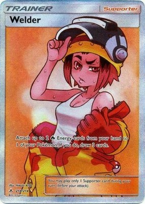 pokemon card welder 214 214 unbroken bonds holo full art window gift card