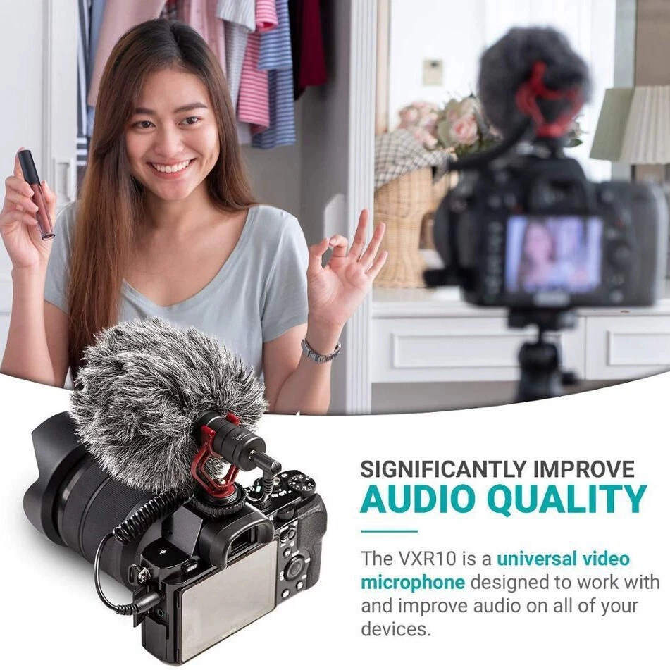 VXR10-B Universal Shotgun Microphone for Cameras and Smartphones - Image 4 of 4