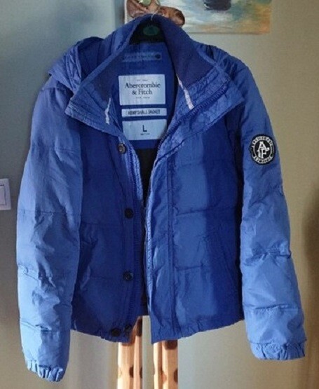 Plumón Abercrombie and Fitch Kempshall Jacket Azul Down