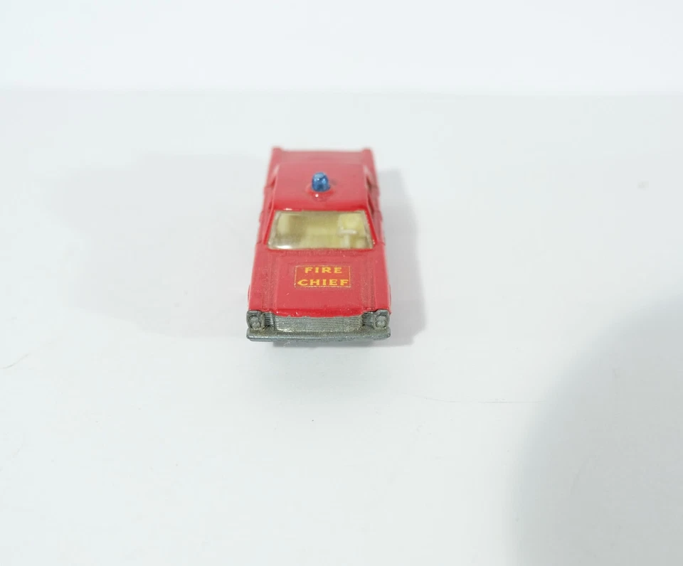 Matchbox Lesney Superfast 59 Mercury Fire Chief Car | Rojo Diecast Sin Caja A5 Foto 3 de 4