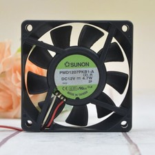 1 PCS SUNON Fan PMD1207PKB1-A DC 12V 4.7W 7cm 7020 3 pin high air volume fan