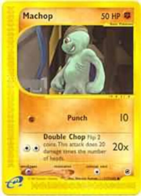 Pokemon Card - Expedition 117/165 - MACHOP (common) - NM