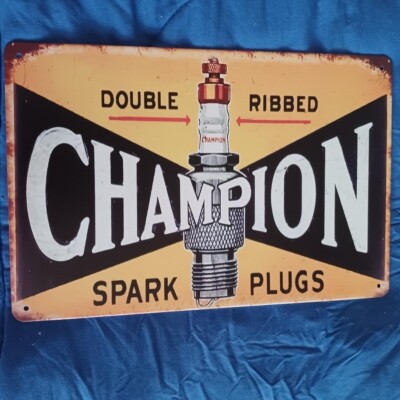 8"X12" Metal Sign Man Cave Wall Art Garage Bar Gas Station Champion ...