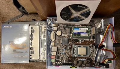 ASRock H81TM-ITX R2.0, Intel Core i5-4590T, 16GB DDR3 thin mITX DC mit Netzteil