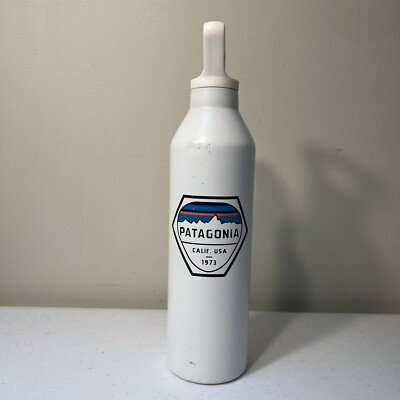 Patagonia Miir Water Bottle White 23 oz Thermo Vacuum Insulation BPA Free Used
