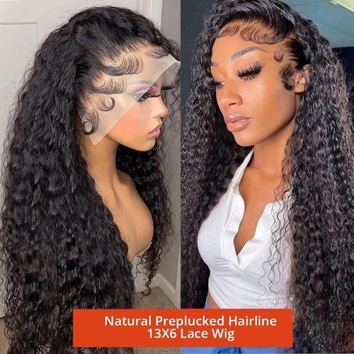 WOMEN 13x6 Deep Wave Front Wig Brazil 5x5 Closed High Definition Wet Wave Lace - Bild 9 von 21