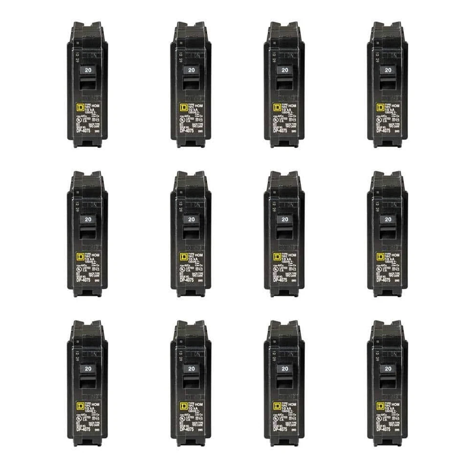 Homeline 20 Amp Single-Pole Circuit Breaker (12-pack) - Image 2 of 4