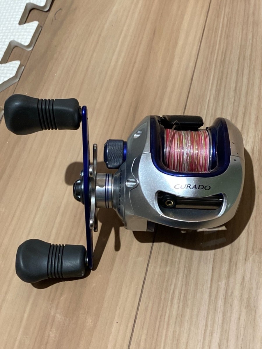 極美品SHIMANO CURADO 200 Type J ベイトリール 中古品 釣り具 シマノ クラド 200 タイプJ SHIMANO CURADO 200
