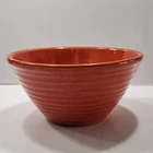 Vintage Bauer Pottery Ringware Orange #12 Bowl 9 1/2" Dia.