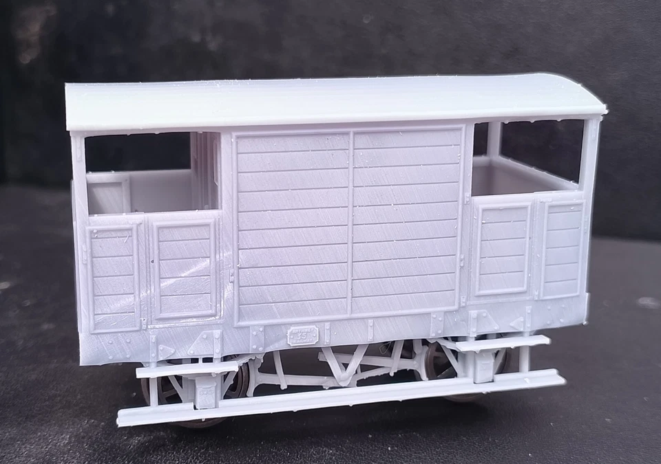 PHF MODELS 4mm OO GWR RR Rhymney Railway 8T brake van