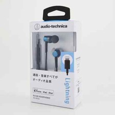 Audio-Technica ATH-CKD3Li BL Lightning Earphone Blue AIRMAIL with TRACKING