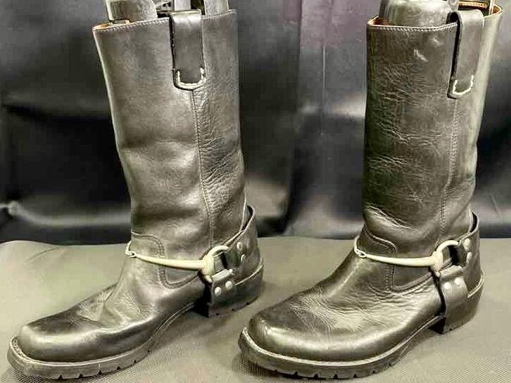 Vintage Gucci Italy Black Horsebit Motorcycle Boots Made in Vintage Gucci Italy Black Horsebit Motorcycle Boots Made in