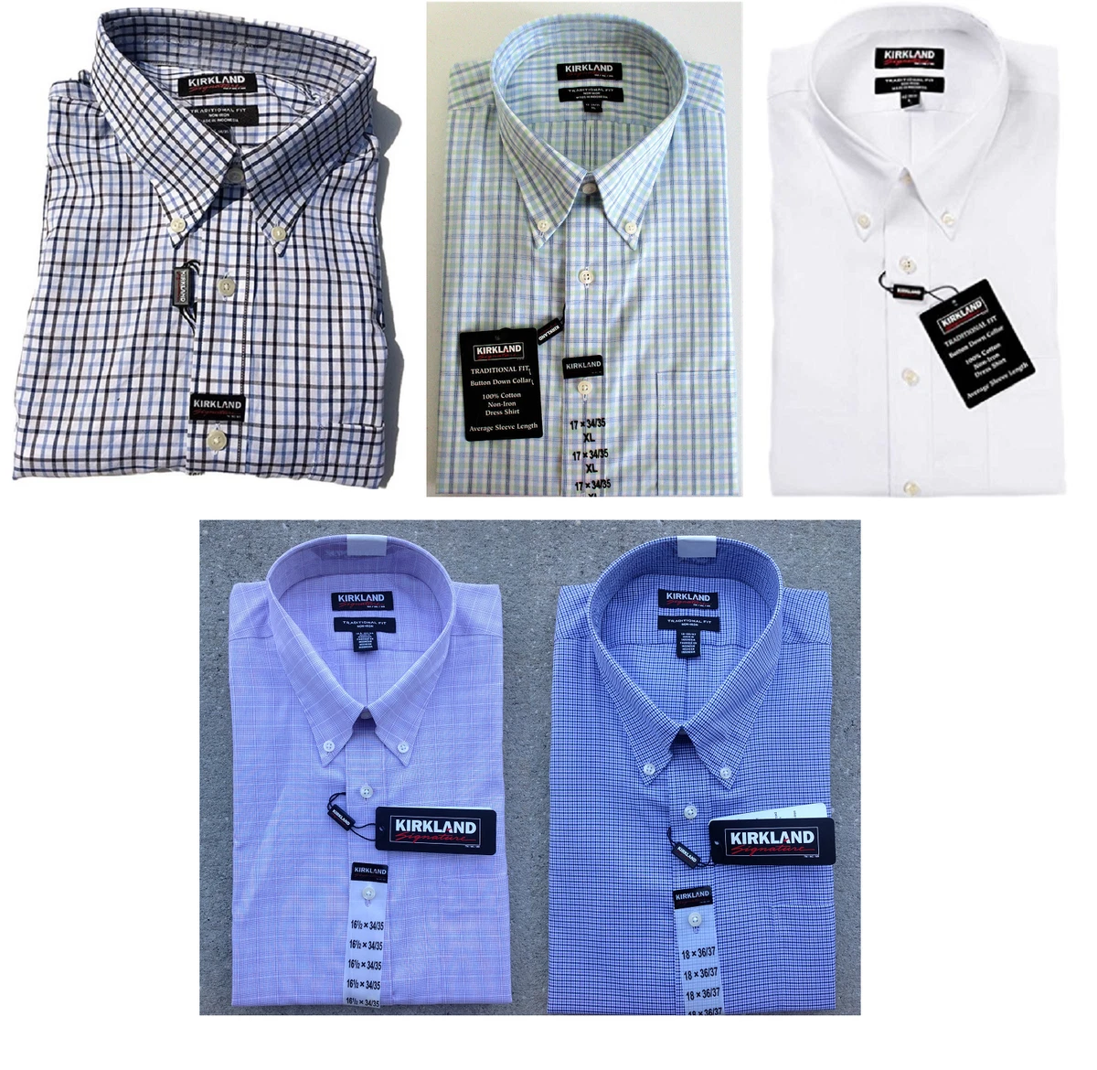 Kirkland Signature Men's Dress Shirts for sale | eBay