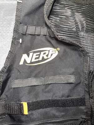 Réglable Veste Tactique Gilet Pour Nerf N-Strike Elite Poches pour Bullets Jouets Noir
