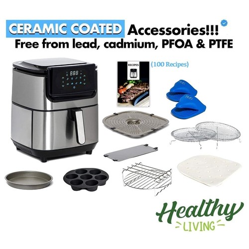 Yedi Evolution Air Fryer, 6.8 Quart, Stainless Steel - Picture 5 of 5