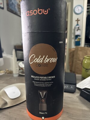 ASOBU Cold Brew Portable Insulated Coffee Brewer 34oz