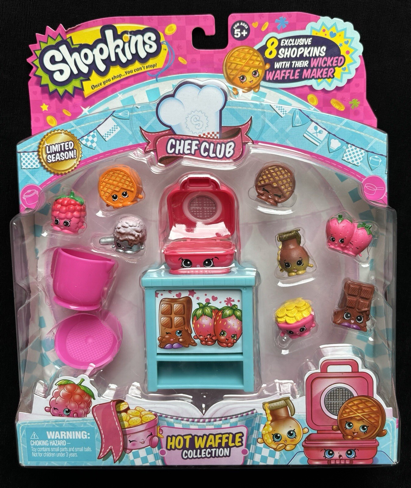 Shopkins Chef Club Hot Waffle Collection Limited Season Banana ...