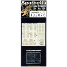 HGW 1/32 132076 He-111 P-1 seatbelts w/photo etch buckles