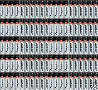 100 Energizer Max AA E91 Alkaline Batteries Made in USA Exp. 2029