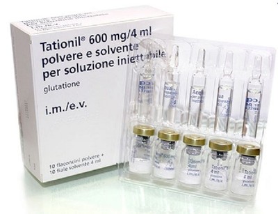 TATIONIL AUTHENTIQUE GLUTATHIONE BLANCHIMENT 10 FLACONS 600mg