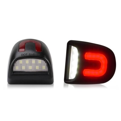 2 LED License Plate Light Red DRL Tube For Chevy Silverado For Sierra 1500 2500 - Foto 3