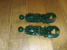 2 Lego part 53548 Bionicle Leg Lower Section Toa Inika in Dark Green $0 Shipping