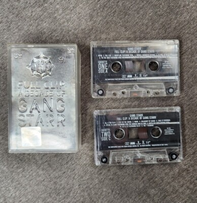 Gang Star Full Clip A Decade of Gang Star Hip Hop Rap Cassette Tape 1999 