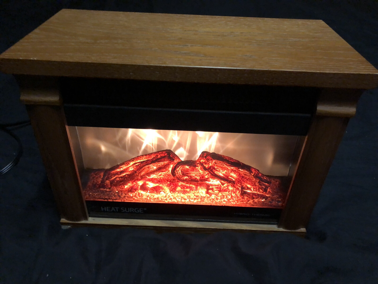Heat Surge Mini-Glo Efficiency Plus Touch With Remote (Dark Oak)-New In Box  | eBay
