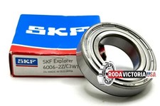 SKF 6006 ZZ/C3 WT BALL BEARING, METAL SHIELDED 70 to 160  C 30x55x13mm