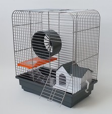 Hamster Cage Small Pet Animal Rodents Mouse Mice Water Bottle House and Platform