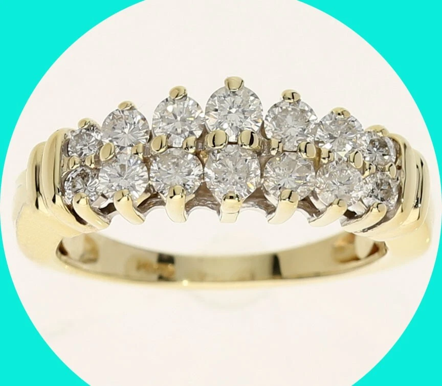 Diamond pyramid hotsell ring